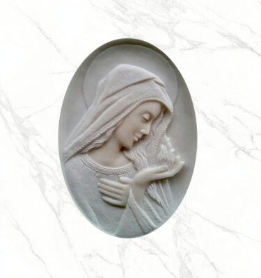 Madonna con fiamma - Scultura MA02